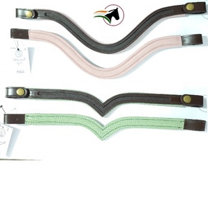 Accessoire d'équitation personnalisé OEM en cuir de haute qualité pour frontale de cheval, avec bouton-pression à canal vide pour changement rapide DIY - Product Image 2