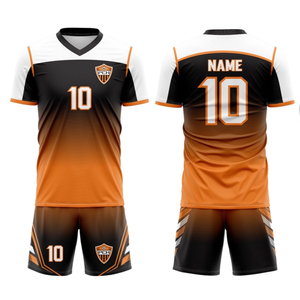 Ensemble de tenue de football vert fluo pour le sport en gros, qualité durable - Product Image 1