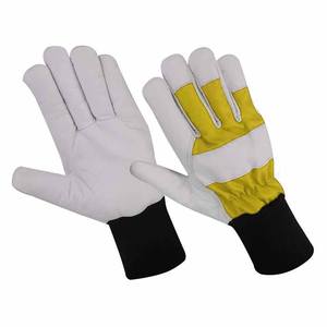 Guantes de Trabajo Resistentes de Cuero de Cabra, Protección Personal, Resistentes al Calor y a las Chispas, Duraderos, Protección para las Manos - Product Image 4