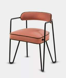 Latest Arrival Stainless Steel <b>Dining</b> Room <b>Chairs</b> Home Backrest <b>Dining</b> Lounge <b>Chair</b> for Hotel Restaurant Villas Ottoman <b>Chair</b> - Product Image 3