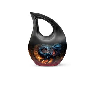 Hermosa urna de cremación con forma de lágrima de mariposa para cenizas humanas, hermosa urna funeraria para cenizas humanas, mini urna. - Product Image 3