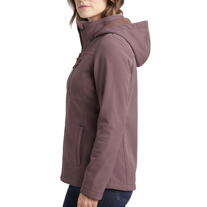 Chaqueta Softshell Personalizada al por Mayor para Mujer, Acolchada, Tejida, con Spandex, Impermeable, Cortavientos, para Senderismo y Actividades al Aire Libre - Product Image 3