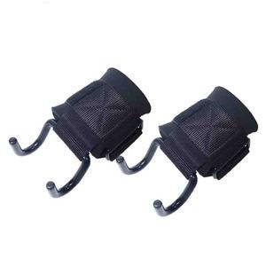 2 Piezas Ganchos de Levantamiento de Pesas de Alta Resistencia con Correas de Muñeca para Soporte, Levantamiento de Potencia, Agarre en Gimnasio, Peso Muerto, Dominadas, Barra y Entrenamiento Físico - Product Image 2