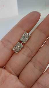 Pendientes de Diamantes Más Vendidos, Oro de 14K, 3 Ct. Diamante natural cultivado en laboratorio VS1 certificado por IGI, accesorio de moda premium - Product Image 3