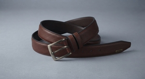 Ceinture Formelle Homme en Cuir Véritable Noir avec Boucle Carrée Solide en Cuir de Vachette – Vente en Gros Personnalisée - Product Image 4