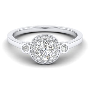 Bagues de fiançailles REYES en argent sterling 925 et moissanite, design de luxe, alliances en or jaune 14K 18K pour cadeaux de mariage - Product Image 5