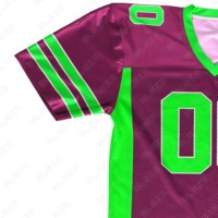 OEM Uniforme de football américain personnalisé nouvelle conception logo personnalisé respirant sublimation maillot de football américain T-shirts pour hommes