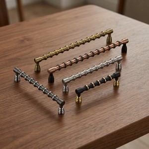 Tirador de latón moderno de alta resistencia para cajones y armarios de cocina con soluciones personalizadas - Product Image 1
