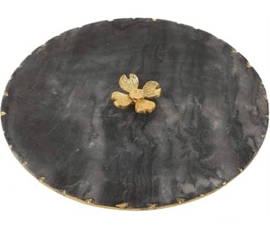 Bandeja de Servir de Mármol Blanco de Lujo, Forma Rectangular, Ecológica, de Alta Calidad, Vajilla Moderna para el Hogar, Bodas y Fiestas - Product Image 2