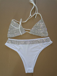 Bán buôn phụ nữ tùy chỉnh Đồ Bơi Tam giác Bikini Set với logo hai mảnh đồ bơi làm bằng Spandex/Nylon OEM Dịch vụ có sẵn - Product Image 4