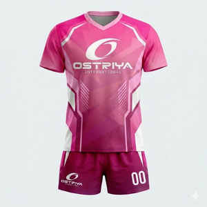 Nuevo Uniforme de Voleibol para Hombre, 100% Poliéster, Transpirable, de Secado Rápido, Manga Corta, Corte Regular, para Toda Temporada - Product Image 1