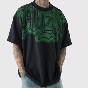 T-shirts graphiques à manches courtes Hip Hop style urbain, coupe classique, 100% coton, en promotion, fournisseur direct d'usine - Product Image 1