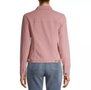 Chemise en jean à manches longues pour femme, motif floral/à carreaux, design à volants, style décontracté quotidien, mode urbaine, toutes saisons, respirante, vintage, simple - Product Image 2