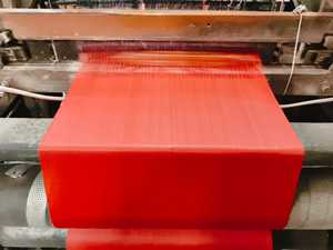 Rouleau de tissu tissé en PP recyclé, écologique, rayé, pour sacs de courses, matériau durable laminé résistant à l'eau - Product Image 2