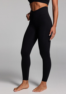 Leggings de yoga sans couture pour femmes, leggings noirs en spandex et nylon, taille élastique, vêtements de fitness - Product Image 3