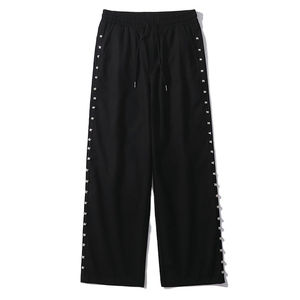 Pantalones y Shorts de Alta Calidad con Pedrería, 100% Algodón Felpa, para Uso Casual o Urbano, Pantalón Unisex de Alto GSM - Product Image 1