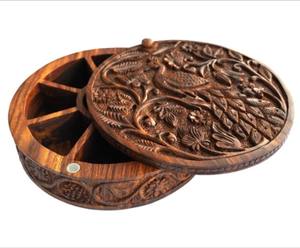 Boîte à épices artisanale Classic Royal Feather - Product Image 2