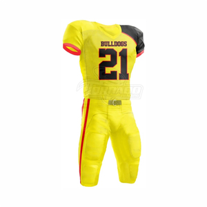 Durable Material American Football Uniform Plus Size Breathable 100% Polyester Wholesale Top Selling American Football Uniform - Product Image 5