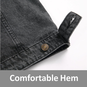 OEM Casual Vintage Style Men's <b>Denim</b> Vest <b>Jacket</b> <b>Sleeveless</b> <b>Denim</b> Vest With Customize Label Fashionable Jeans Vests - Product Image 3