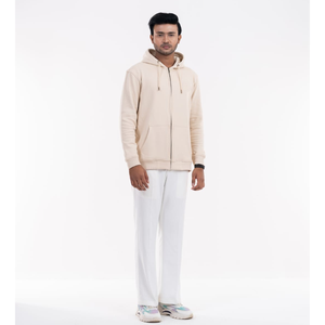 Sweat à capuche zippé de qualité supérieure, tissu polaire durable de haute qualité pour homme, sweat à capuche confortable pour l'hiver, sweat à capuche éco-responsable - Product Image 1