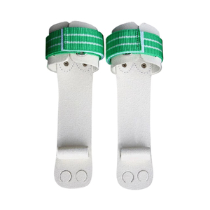 Soporte de Muñeca Ajustable de EVA con 2 Orificios y Cierre de Gancho y Bucle para Levantamiento de Pesas y Entrenamiento de Fuerza, Unisex, Verde - Product Image 4