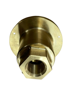Écrou à bride fileté en bronze de qualité supérieure, personnalisé et usiné par CNC, certifié ISO par Vartis Engineering - Product Image 2