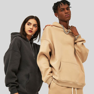 <b>Men</b>’s <b>Pullover</b> Hoodie Casual Streetwear Hooded Sweatshirt Custom Logo Heavyweight Cotton Fleece Long Sleeve Comfortable Everyday - Product Image 4