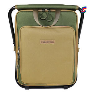 Oxford Fabric Camping Insulated Trolley Cooler Bag 20L Outdoor Use with Zipper Closure and Handle Cooler Bags - Product Image 6