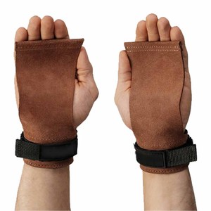 Adjustable Leather Palm Grips Non-Slip Breathable Design for Gymnastics <b>Weight</b> Training Pull Ups Fitness Workout Advanced - Product Image 4