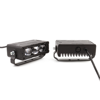 Feux de calandre LED Prilight 75W 30000LM 6000K 3000K à 3 lentilles, feux de calandre de voiture, feux de brouillard, feux auxiliaires extérieurs