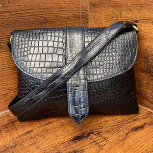 Nueva fábrica de alta calidad de lujo clásico de cuero genuino de las mujeres bandolera patrón de cocodrilo personalizado OEM ODM bolsos de las señoras - Product Image 2