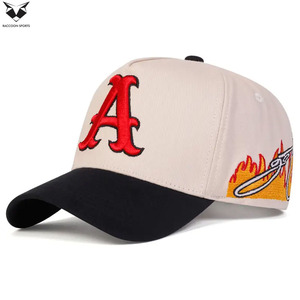 Gorras Trucker Clásicas Unisex Ajustables con Diseño Lateral de Llamas, Logotipo Personalizado, Protección Solar, para Playa y Uso en Exteriores, de Lona Transpirable - Product Image 3