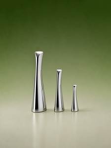 Silver Aluminium Candlestick Holder Handmade Customized Metal <b>Candle</b> Stand For Home & Event Decoration <b>Candle</b> Holders - Product Image 2