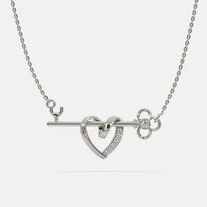 Vente flash : collier pendentif Infinity en or pour femme, bijoux de luxe, cadeau pour anniversaire ou anniversaire de mariage, disponible à la vente - Product Image 3