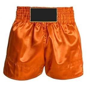 High Quality Custom Polyester Satin Boxing <b>Shorts</b> Unisex Muay Thai Fight Trunks Wholesale OEM Breathable <b>Grappling</b> Apparel - Product Image 2