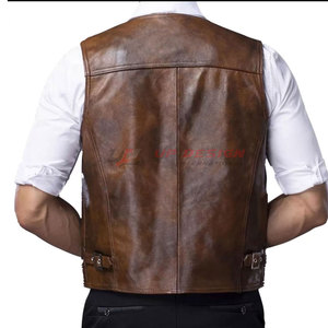 Gilet en cuir sur mesure pour homme 2026 – Hiver, haute qualité, respirant, matériau durable, couleurs et tailles personnalisables, service OEM, DESIGN - Product Image 3