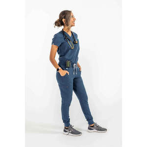 Yilong New Style Manufactory Design Women Medical <b>Scrub</b> Uniform <b>Sets</b> Fashion <b>Scrubs</b> Uniforms <b>Sets</b> <b>Scrub</b> <b>Set</b> - Product Image 3