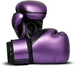 Gants de boxe en cuir PU imperméables pour adultes, best-seller, entraînement de Muay Thai, protection épaisse avec rembourrage, poignées antidérapantes - Product Image 1