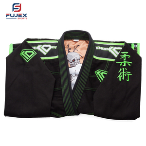 ชุดยิวยิตสูบราซิล คิโมโน ผ้าเพิร์ลวีฟ ชุดยูโด พิมพ์ลายดิจิทัล คาราเต้ ศิลปะการต่อสู้ ผ้าฝ้ายยืด 100% 550gsm - Product Image 1