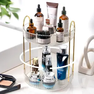 Light Luxury Desktop Bathroom Sundries Skin Care Storage Multi-layer Optional Shelving