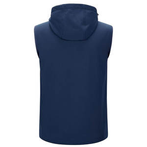 เสื้อกั๊กผู้ชายแบบไม่มีแขน ผ้าโพลีเอสเตอร์ กันลม สวมใส่สบายๆ สำหรับฤดูหนาวและฤดูใบไม้ร่วง ความยาวปกติ - Product Image 2