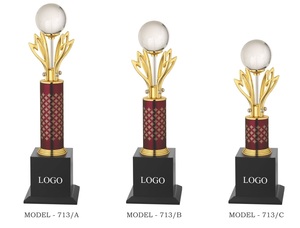 • Wholesale Customized Sports Trophies and Medals with Modern Aluminium Design from India Manufacturer. - Product Image 1