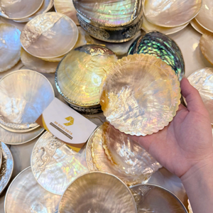 แผ่นมุกธรรมชาติขัดเงา รูปทรงกลม/วงรี บรรจุภัณฑ์กล่องสำหรับทำเครื่องประดับ - CARYLN - Product Image 6