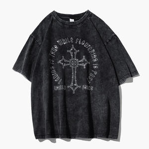 เสื้อยืดผู้ชายสไตล์วินเทจ ผ้าฝ้ายเนื้อนุ่ม สวมใส่สบาย เหมาะสำหรับใส่ลำลองทุกวัน - Product Image 1