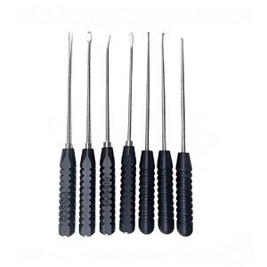 Orthopedic Spine Curette Set Spine Surgery Bone Curette Set 7 Pcs <b>Neurosurgery</b> Bone Curette Kit Bone Curette Set For Spine - Product Image 1