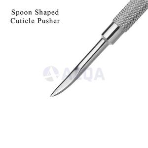 Pousse-cuticules double extrémité en acier inoxydable de haute qualité, éliminateur de callosités, outil professionnel jetable pour ongles, fournisseur en gros - Product Image 6