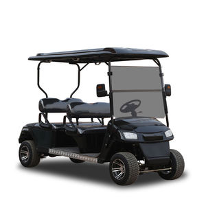 New Lifted 48V Electric Golf Carts 2 Person Seats White Golf <strong>Scooter</strong> 4 Wheel <strong>Lithium</strong> 4 Seat Solar Golf Cart - Product Image 1