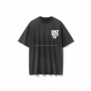 <b>Men's</b> Drop Shoulder T-<b>Shirt</b> Oversized Breathable Custom OEM Wholesale - Product Image 2