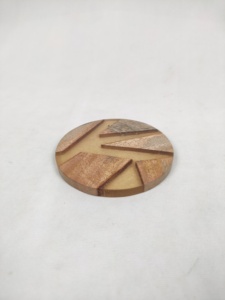 Posavasos de Resina y Madera de Alta Calidad, Hechos a Mano, Estilo Clásico, Ecológicos, No Tóxicos, 10 mm de Grosor, Decorativos, Precio al por Mayor - Product Image 2