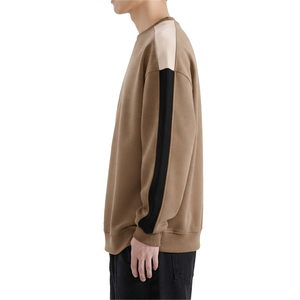 Sweat-shirt à col rond OEM avec logo personnalisé pour hommes et femmes, en molleton de coton doux, à manches longues, pull décontracté, vêtements streetwear, fournisseurs - Product Image 3